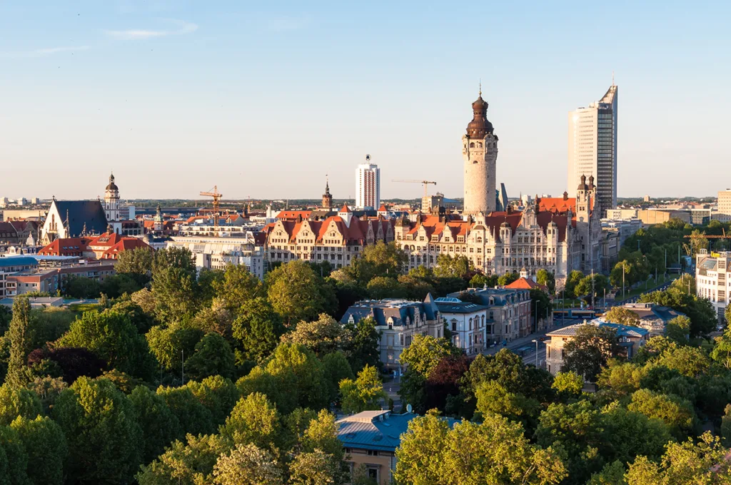 Leipzig cityscape